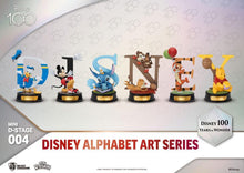 Charger l&#39;image dans la galerie, DISNEY 100TH - Disney Alphabet Art - Pack 6 Diorama Stage 10cm

