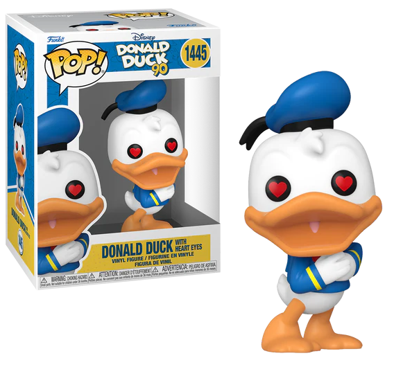 DONALD DUCK 90TH - POP Disney N° 1445 - Donald Duck (Yeux Coeurs)