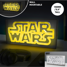 Load image into Gallery viewer, STAR WARS - Logo - Lampe Led Neon 15.5x30.5cm
