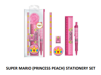 SUPER MARIO - Princesse Peach - Set papeterie