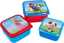 Load image into Gallery viewer, SUPER MARIO - Boîtes à Snack - 3 pcs
