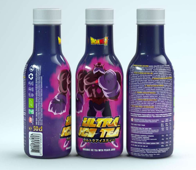 DRAGON BALL SUPER - Ultra Ice Tea - Toppo - Bouteille 50 Cl