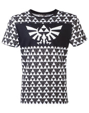 Load image into Gallery viewer, ZELDA - Men&#39;s T-Shirt - Triforce Checker (S)
