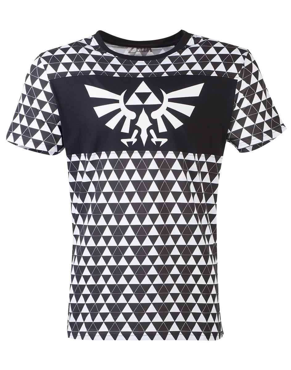 ZELDA - T-Shirt Homme - Triforce Checker (S)