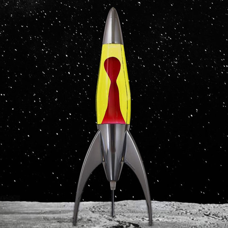 Mathmos Rocket Lavalampen: SILBER 