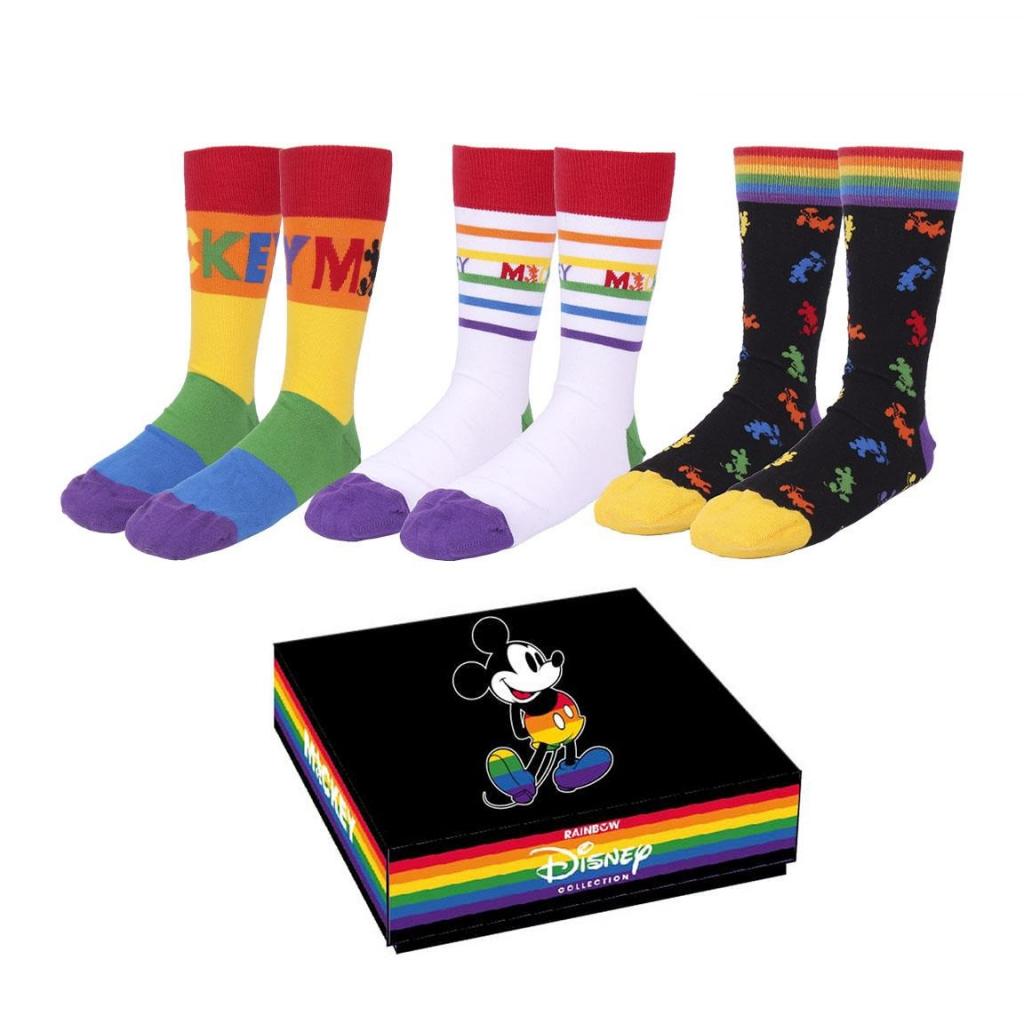 DISNEY - Pride - Pack de 3 paires de chaussettes (Taille 35-41)