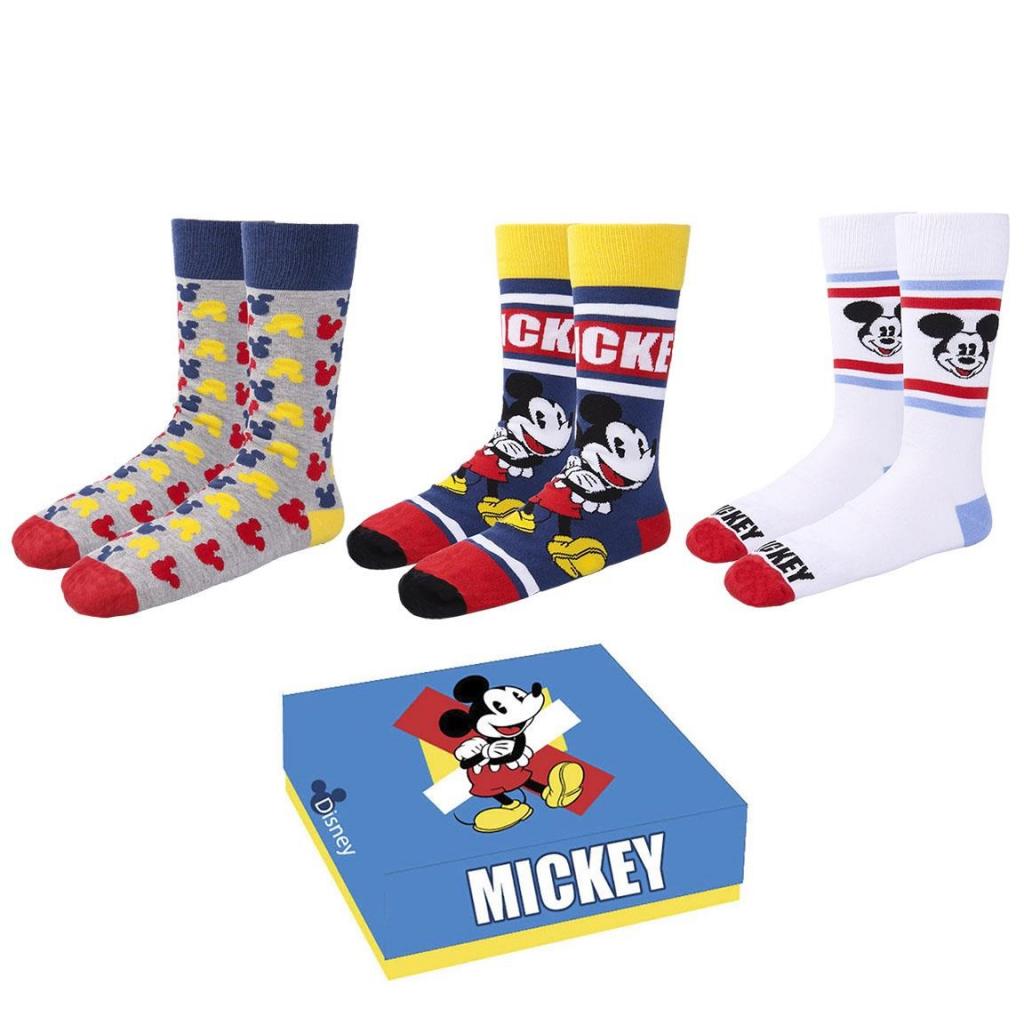 MICKEY - Pack de 3 paires de chaussettes (T40-46)