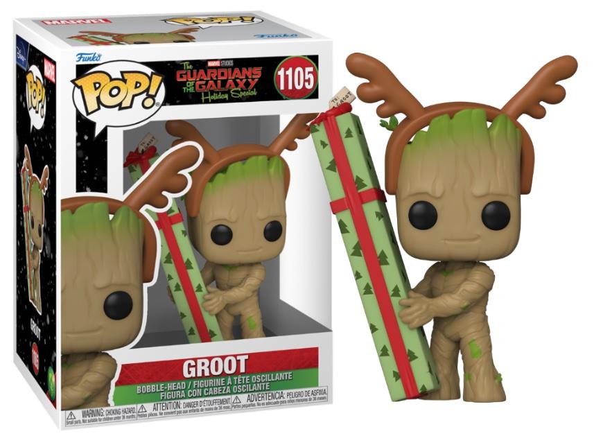 MARVEL - POP N° 1105 - Les gardiens de la galaxie - Groot 'Holiday'