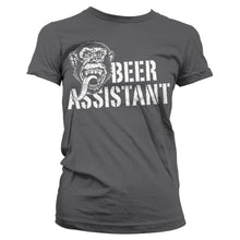Load image into Gallery viewer, GAS MONKEY - Beer Assistant GIRL T-Shirt - Gray (M)
