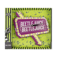 Load image into Gallery viewer, BEETLEJUICE - Sign - Metal Wall Clock
