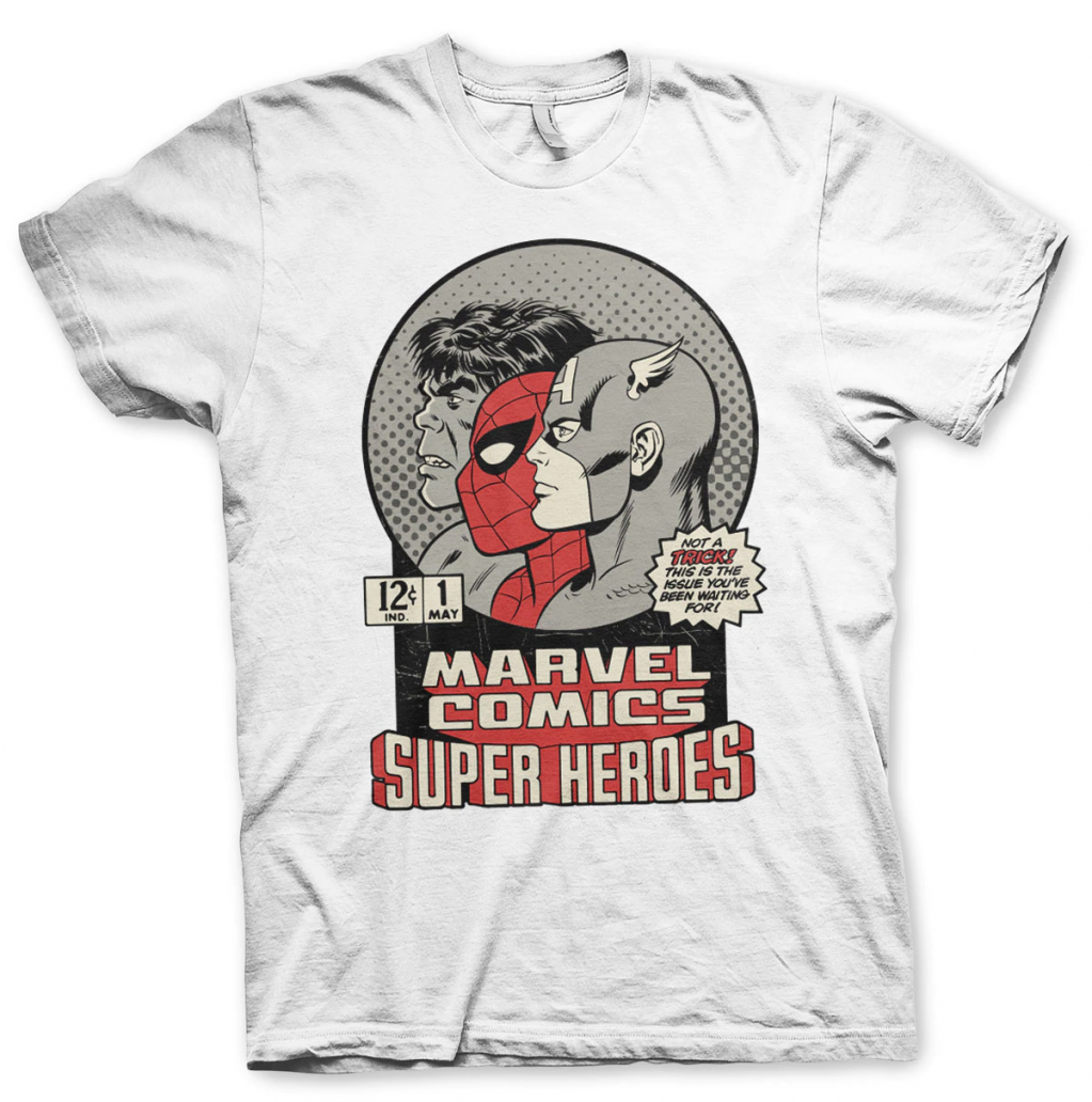 MARVEL - Comics Vintage Super Heroes - T-Shirt (L)