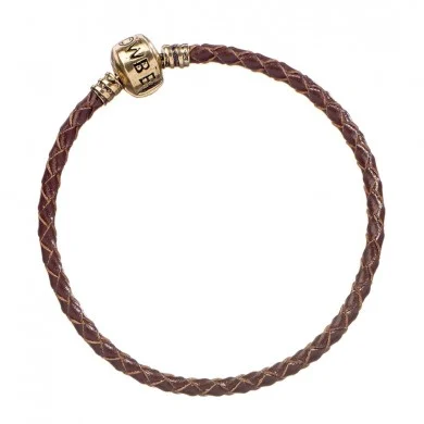 FANTASTIC BEASTS - Bracelet fantaisie cuir marron - 21cm