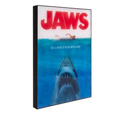 Lade das Bild in den Galerie-Viewer, Der weiße Hai – Filmplakatlampe – A4-Format
