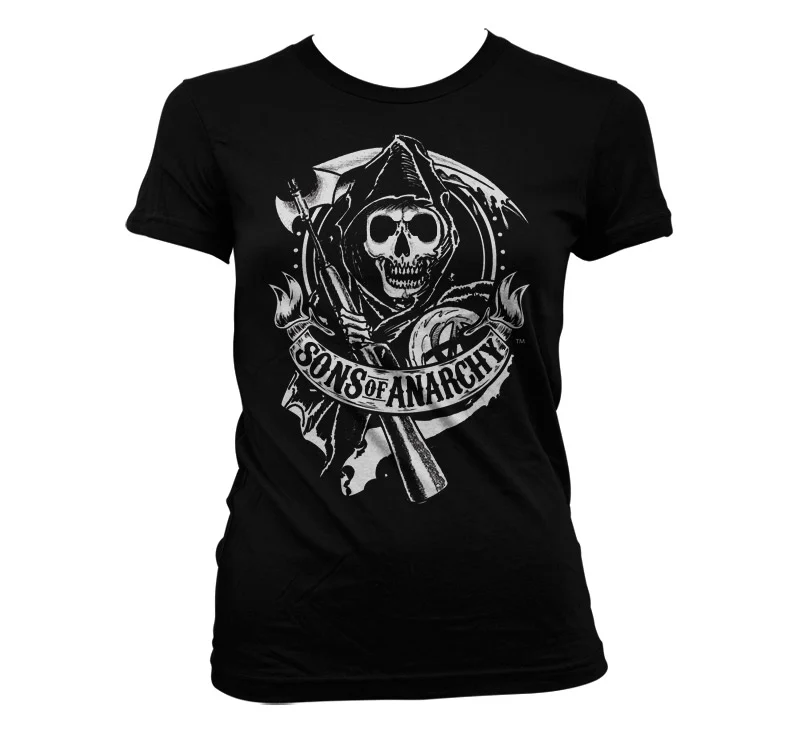 SONS OF ANARCHY - Scroll Reaper T-Shirt - GIRL (XL)