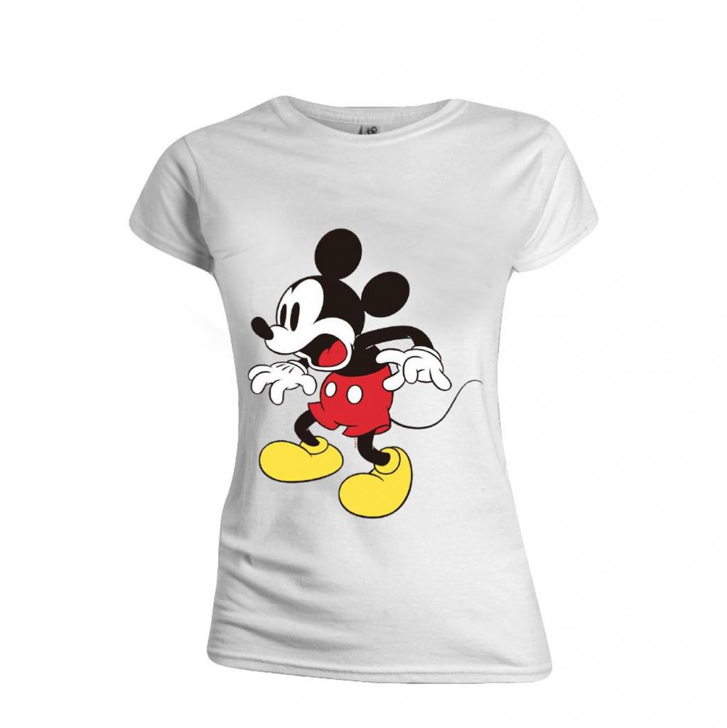 DISNEY - T-Shirt - Mickey Mouse Shocking Face - MÄDCHEN (S)
