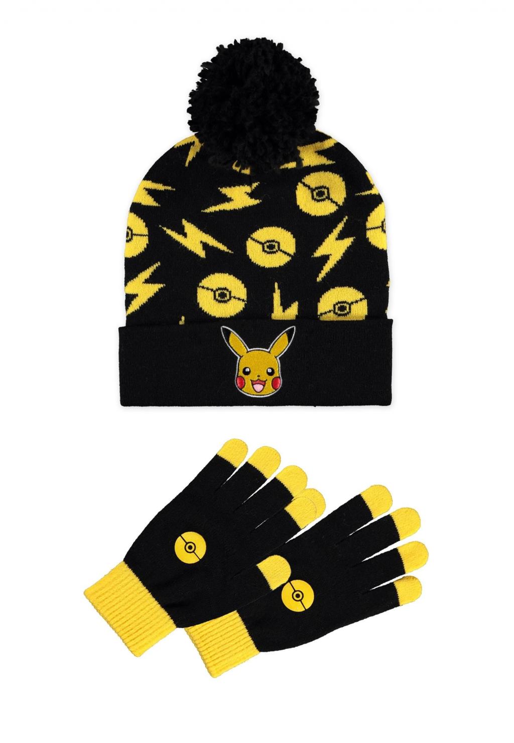 POKEMON - Pikachu - Gift Set Bonnet & Gants