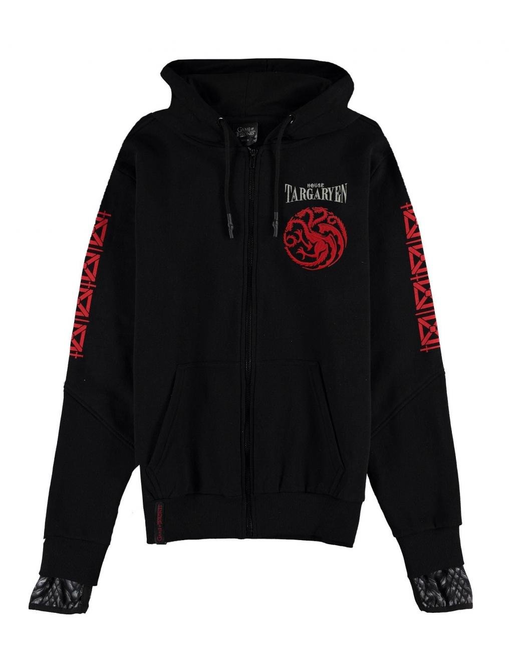 HOUSE OF THE DRAGON - Pull à Capuche Zipper Homme (S)