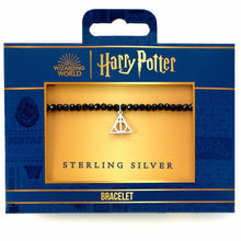 Load image into Gallery viewer, HARRY POTTER - Deathly Hallows - Silver Charm &amp; Pearl Bracelet
