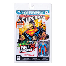Charger l&#39;image dans la galerie, DC - Superman - Figurine Page Punchers 8cm et Comic &quot;Rebirth&quot; (UK)
