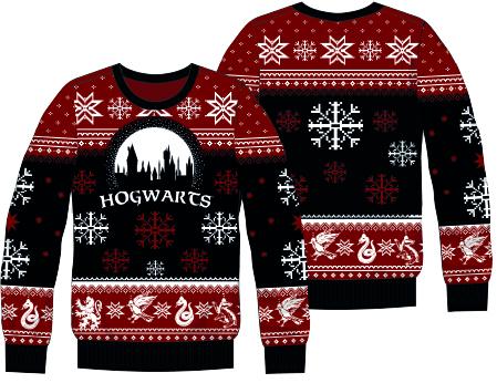 HARRY POTTER - Poudlard - Pull de Noël Homme (XXL)