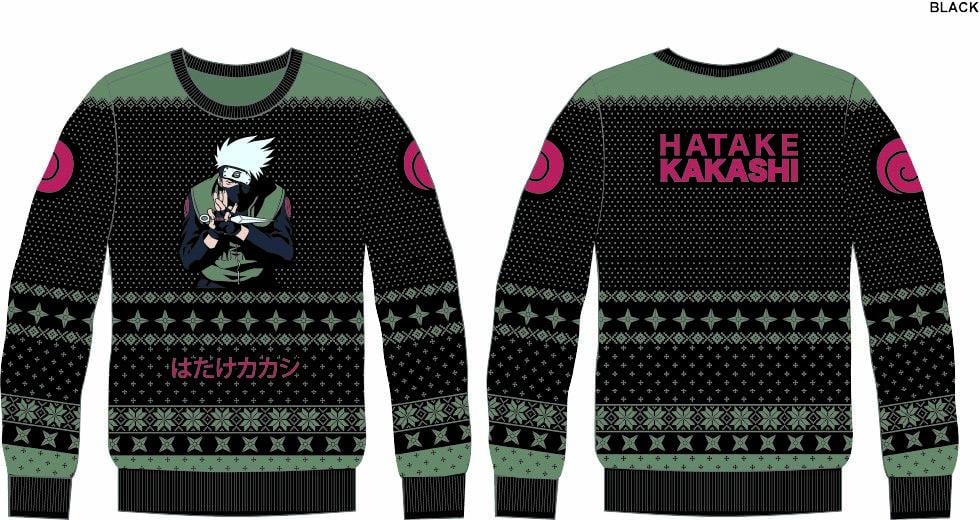 NARUTO - Kakashi - Weihnachtspullover für Herren (S)
