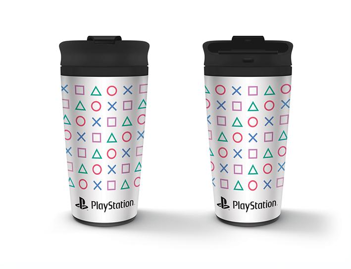 PLAYSTATION - Shapes - Metall-Reisebecher 450 ml