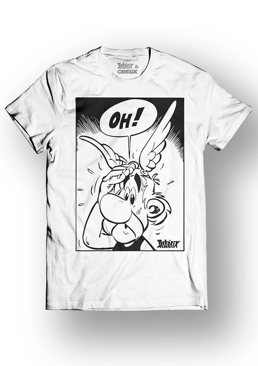 ASTERIX & OBELIX - T-Shirt - OH! - Weiß (M)