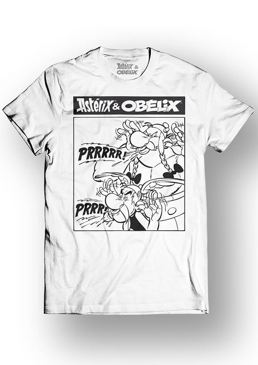 ASTERIX & OBELIX - T-Shirt - Prrrr - White (L)