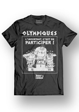 Load image into Gallery viewer, ASTERIX &amp; OBELIX - T-Shirt - Olympics - Black (S)
