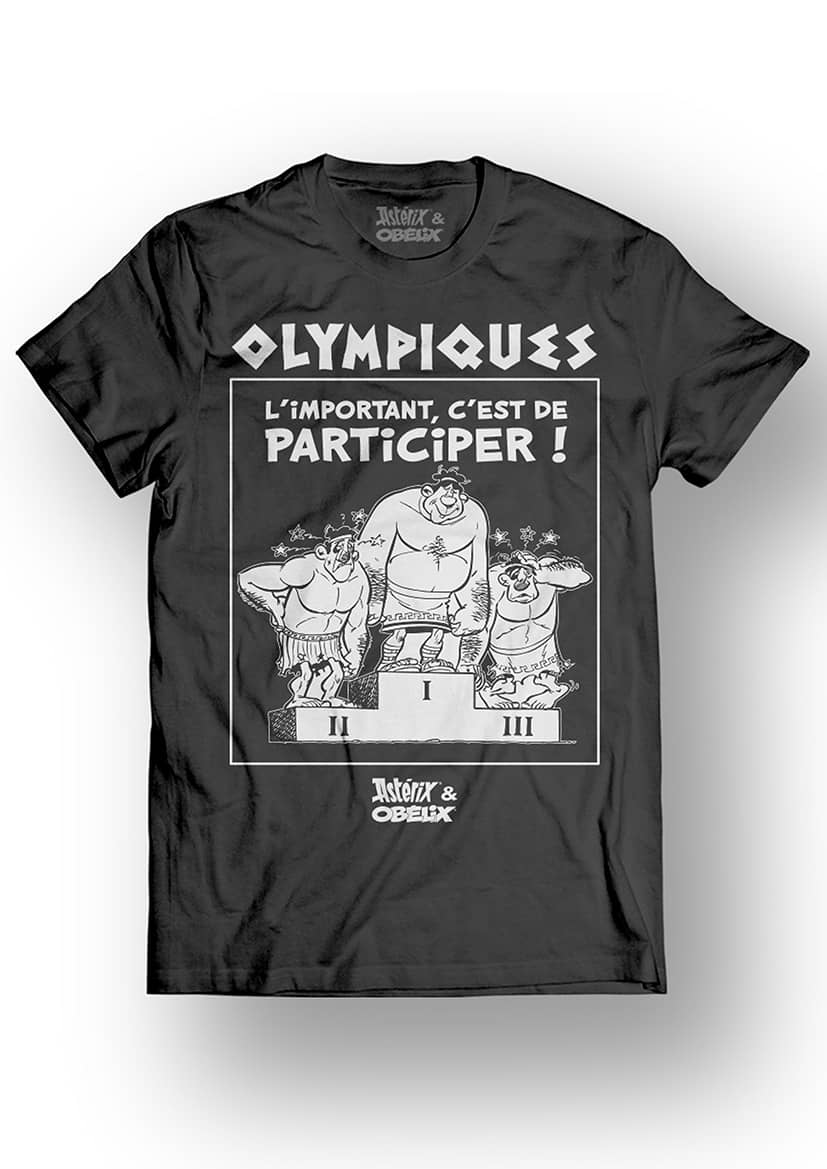 ASTERIX & OBELIX - T-Shirt - Olympia - Schwarz (S)
