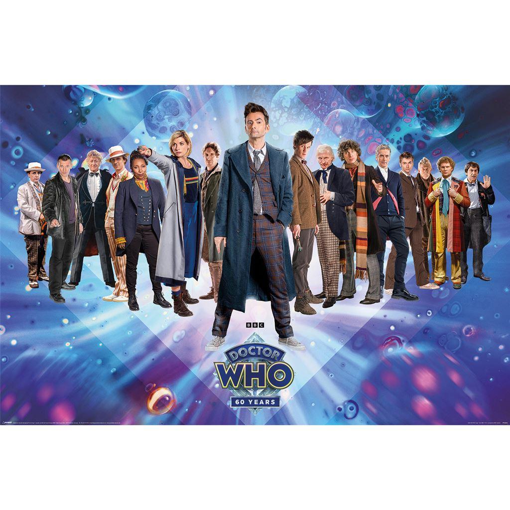 DOCTOR WHO - 60 Years - Poster 61 x 91cm