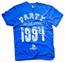Charger l&#39;image dans la galerie, PLAYSTATION - T-Shirt Party Like It&#39;s 1994 - BLUE (12A)
