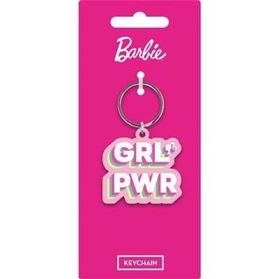 BARBIE – Gummi-Schlüsselanhänger – Girl Power