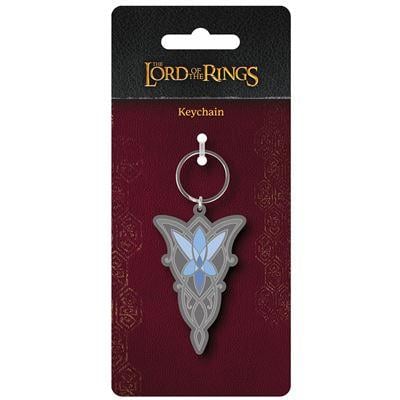 THE LORD OF THE RINGS -Rubber Keychain -Arwen Evenstar Pendant