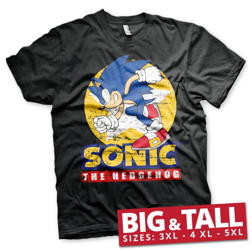SONIC THE HEDGEHOG - T-Shirt Big & Tall - Fast Sonic (3XL)