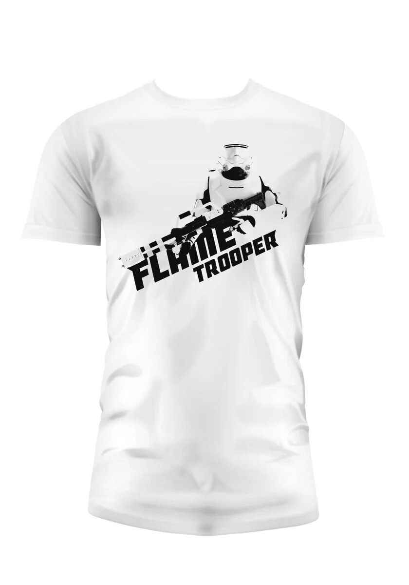 STAR WARS 7 - Flame Trooper T-Shirt - Weiß (XL)