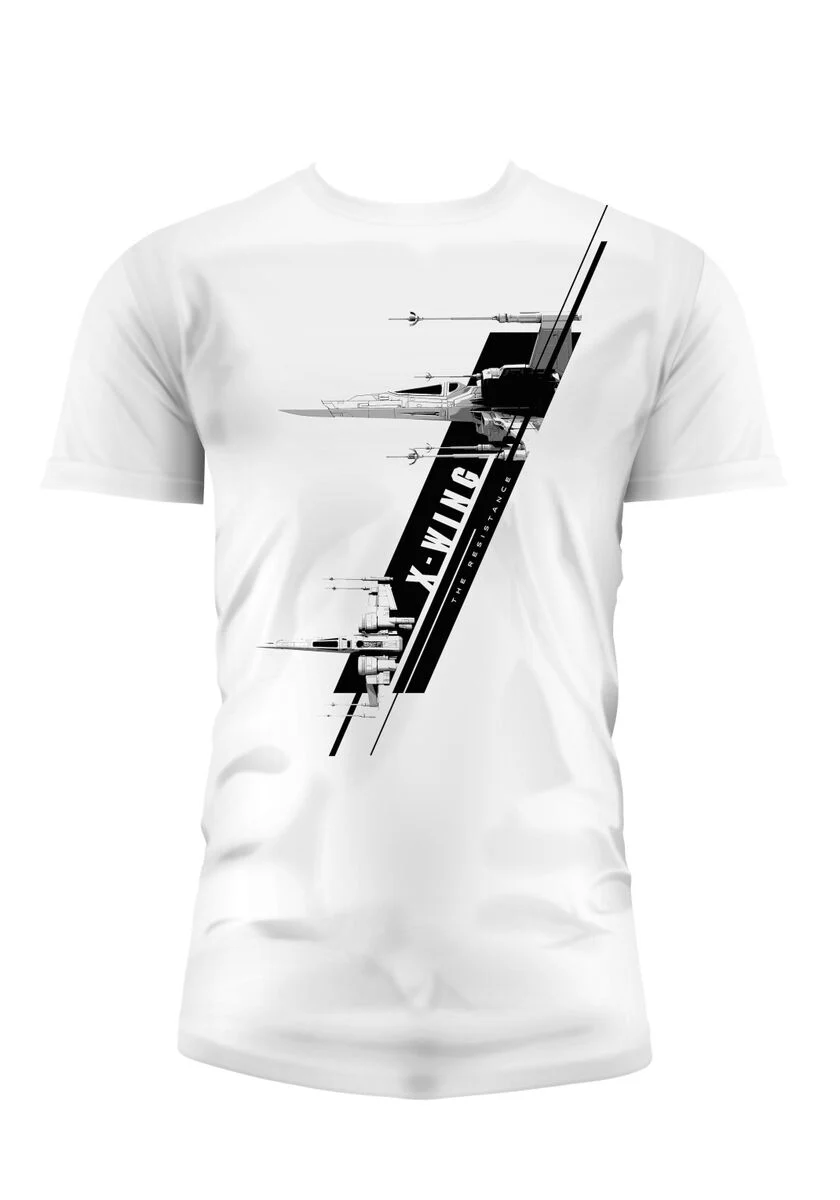 STAR WARS 7 - T-Shirt X-Wing - White (S)