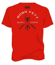 Charger l&#39;image dans la galerie, STAR WARS - T-Shirt Boba Fett Bounty Hunter - Red (S)
