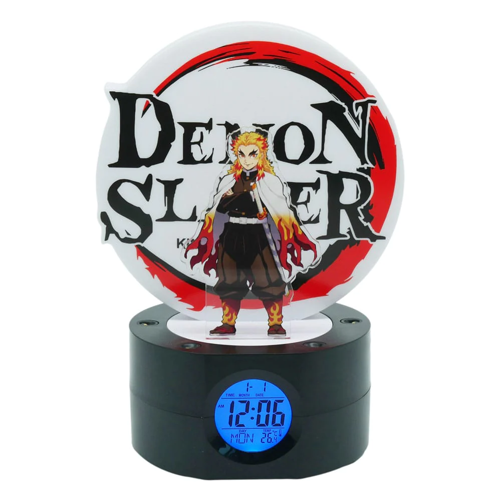 DEMON SLAYER - Rengoku - LED Light Alarm Clock - 20 cm