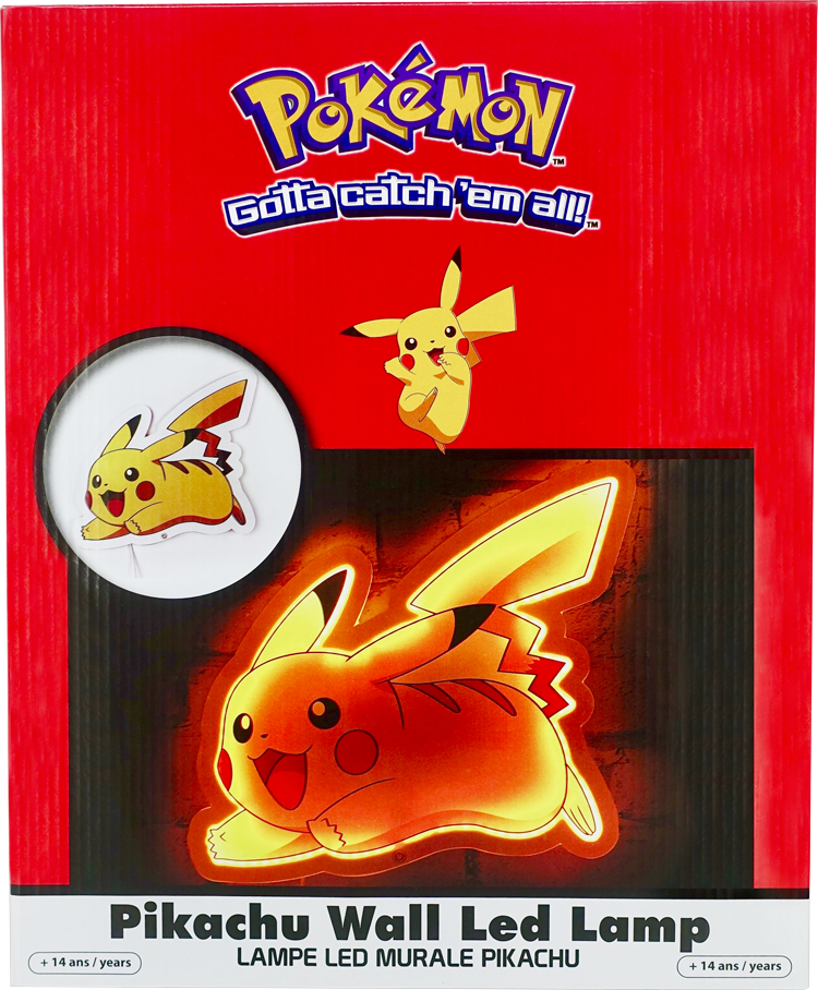 POKEMON - Pikachu - Wall Light Led - 30 cm