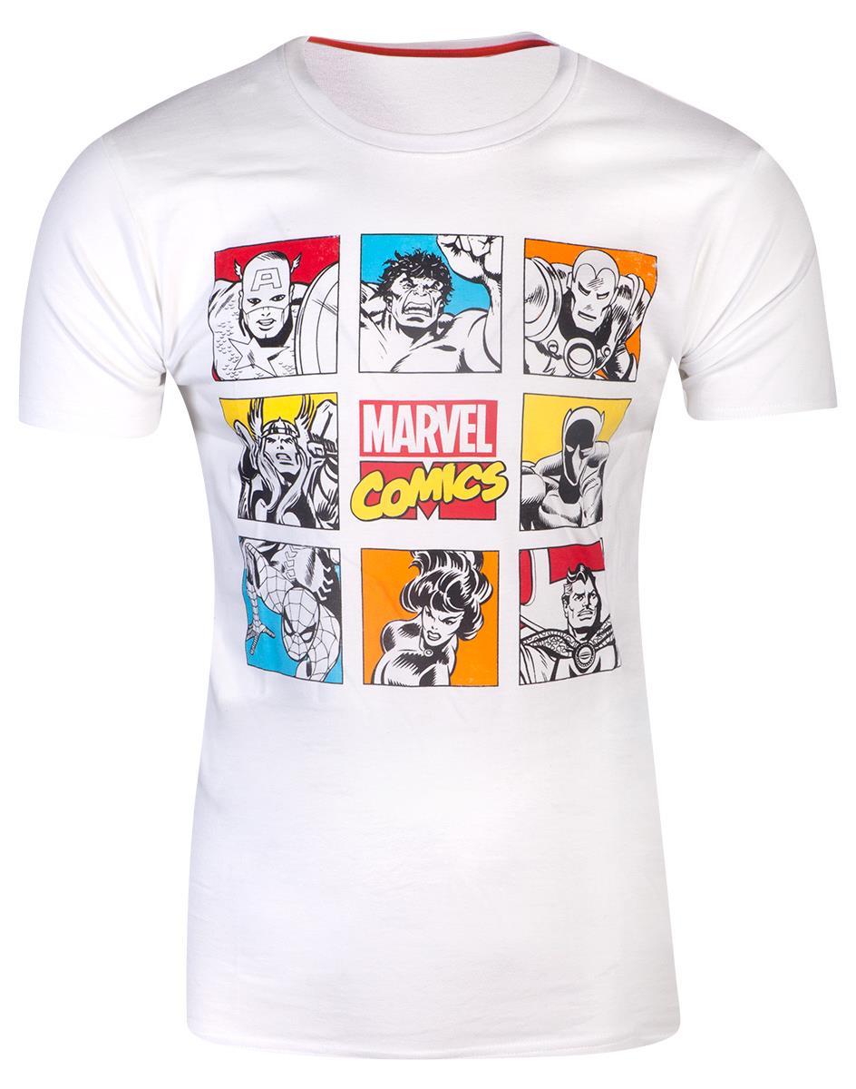 MARVEL - Men's T-Shirt Comics Retro Character (XL)