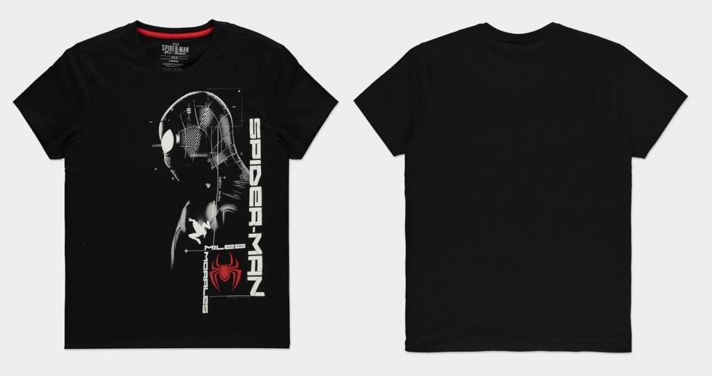 SPIDER-MAN MILES MORALES - Silhouette - T-Shirt Homme (S)