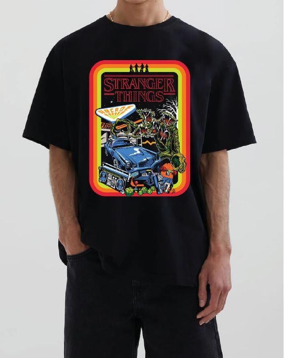 STRANGER THINGS - Arcade - T-Shirt Homme (M)