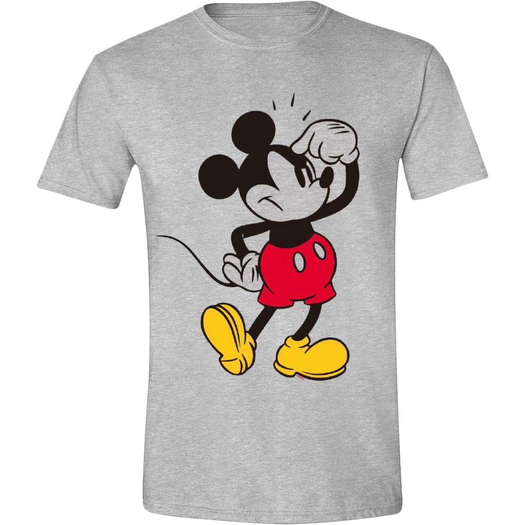DISNEY - T-Shirt - Mickey Mouse Nerviges Gesicht (S)