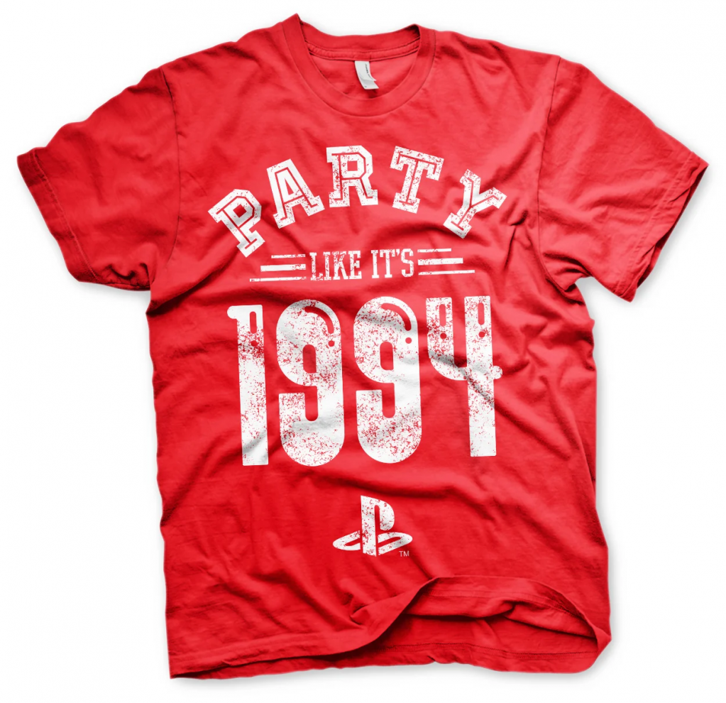 PLAYSTATION - T-Shirt Party Like It's 1994 (L)