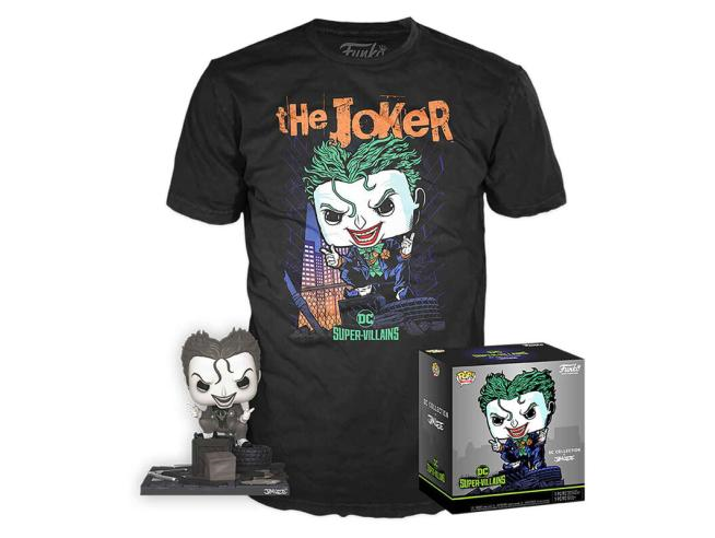 DC - POP DELUXE N° 240 - Joker Jim Lee SPECIAL EDITION + T-shirt (L)