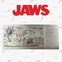 Charger l&#39;image dans la galerie, JAWS - Régate d&#39;Amity - Ticket plaqué argent collector
