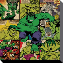 Lade das Bild in den Galerie-Viewer, MARVEL COMICS – Leinwand 40 x 40 „38 mm“ – Hulk-Quadrate
