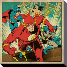 Lade das Bild in den Galerie-Viewer, DC COMICS - Leinwand 40X40 &#39;38mm&#39; - Heroes Together
