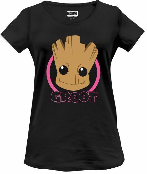MARVEL - Smiling Groot Head - T-Shirt Femme (L)